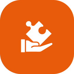 É fácil obter ajuda e apoio.